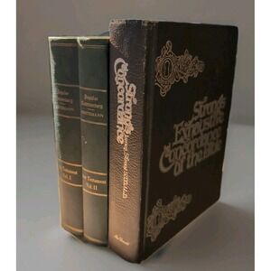 Bible Commentary Kretzman 2 Vol Set New & Old Testament &  Strongs Concordance